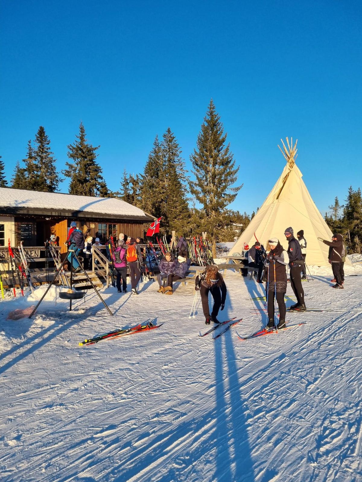 Matstasjonen på Sjusjøen